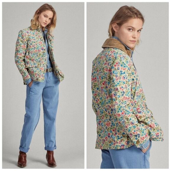 NWTPolo Ralph Lauren Floral Canvas Barn Jacket, XS